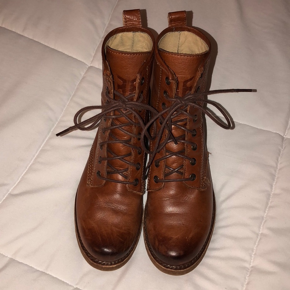 Frye Veronica Combat Boots